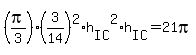 %28pi%2F3%29%283%2F14%29%5E2%2Ah%5BIC%5D%5E2%2Ah%5BIC%5D=21pi