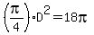 %28pi%2F4%29D%5E2=18pi