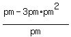 %28pm-3pm%2Apm%5E2%29%2Fpm