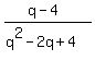 %28q-4%29%2F%28q%5E2-2q%2B4%29