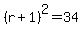 %28r%2B1%29%5E2=34