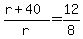 %28r%2B40%29%2Fr=12%2F8