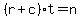 %28r%2Bc%29t=n