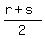 %28r%2Bs%29%2F2