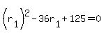 %28r%5B1%5D%29%5E2+-+36r%5B1%5D+%2B+125+=+0