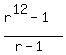 %28r%5E12-1%29%2F%28r-1%29