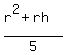 %28r%5E2%2Brh%29%2F5