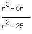 %28r%5E3-6r%29%2F%28r%5E2-25%29