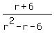%28r+%2B+6%29%2F%28r%5E2-r-6%29