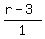 %28r+-+3%29%2F1