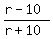%28r-10%29%2F%28r%2B10%29