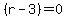 %28r-3%29+=+0