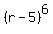 %28r-5%29%5E6