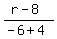 %28r-8%29%2F%28-6%2B4%29