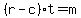 %28r-c%29t=m