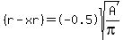 %28r-xr%29=%2B-0.5sqrt%28A%2Fpi%29