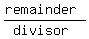 %28remainder%29%2F%28divisor%29