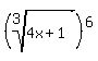 %28root%283%2C+4x%2B1%29%29%5E6