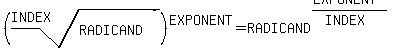 %28root%28INDEX%2CRADICAND%29%29%5EEXPONENT=RADICAND%5E%28%28EXPONENT%29%2F%28INDEX%29%29%29