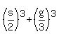 %28s%2F2%29%5E3%2B%28g%2F3%29%5E3