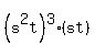 %28s%5E2t%29%5E3%28st%29