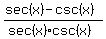 %28sec%28x%29-csc%28x%29%29%2F%28sec%28x%29csc%28x%29%29
