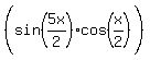 %28sin%285x%2F2%29cos%28x%2F2%29%5E%22%22%29