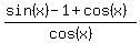 %28sin%28x%29-1%2Bcos%28x%29%29%2Fcos%28x%29