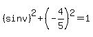 %28sin++v%29%5E2%2B%28-4%2F5%29%5E2=1