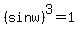 %28sinw%29%5E3=1