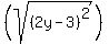 %28sqrt%28%282y-3%29%5E2%29%29