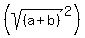 %28sqrt%28%28a%2Bb%29%29%5E2%29%29