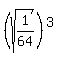 %28sqrt%281%2F64%29%29%5E3
