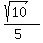 %28sqrt%2810%29%29%2F%285%29