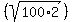 %28sqrt%28100%2A2%29%29