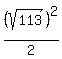 %28sqrt%28113%29%29%5E2%2F2