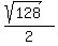 %28sqrt%28128%29%29%2F2