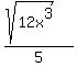 %28sqrt%2812x%5E3%29%29%2F5