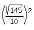 %28sqrt%28145%29%2F10%29%5E2