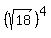 %28sqrt%2818%29%29%5E4
