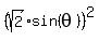 %28sqrt%282%29%2Asin%28theta%29%29%5E2