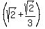 %28sqrt%282%29+%2B+sqrt%282%29%2F3%29