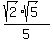 %28sqrt%282%29sqrt%285%29%29%2F5%29