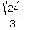 %28sqrt%2824%29%29%2F%283%29