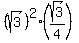 %28sqrt%283%29%29%5E2%2A%28sqrt%283%29%2F4%29
