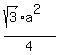 %28sqrt%283%29%2Aa%5E2%29%2F4