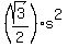 %28sqrt%283%29%2F2%29s%5E2