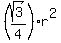 %28sqrt%283%29%2F4%29%2Ar%5E2