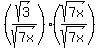 %28sqrt%283%29%2Fsqrt%287x%29%29%28sqrt%287x%29%2Fsqrt%287x%29%29