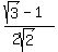 %28sqrt%283%29-1%29%2F%282sqrt%282%29%29